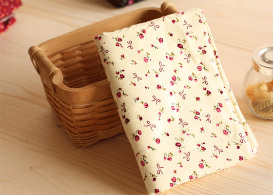 Tissu floral de tissu de velours côtelé de sucrerie de Spandex du coton 2% de 98%