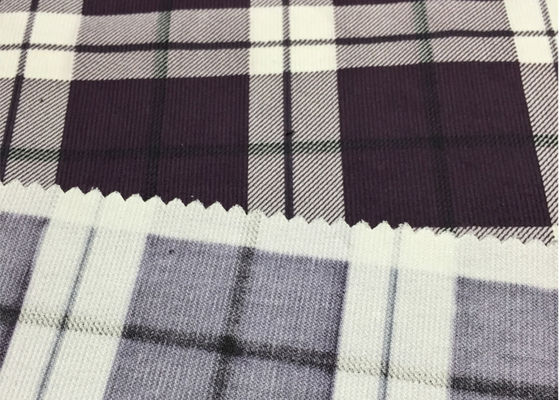 Le coton 100% Ribstop barrent le tissu de velours côtelé du bout droit 21w