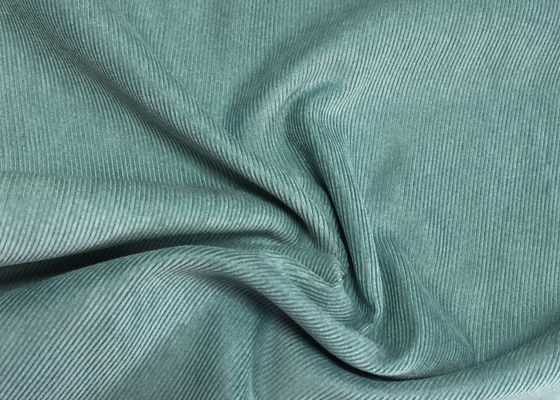 Les vêtements de tissu de velours côtelé de Nyloy étirent le tissu Grey Blue vert de velours côtelé