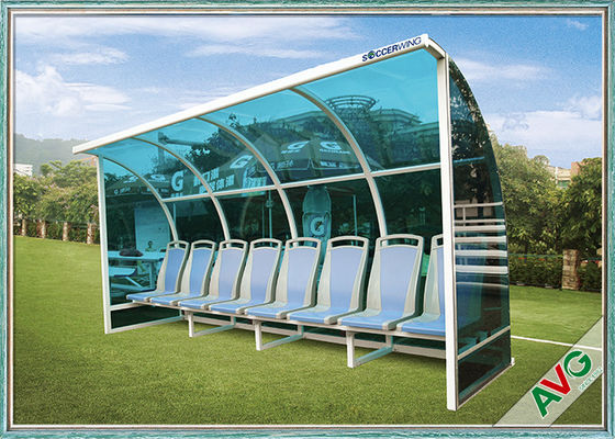 Entraîneur en aluminium Seat du football de terrain de football de temps de mobilité résistante d'équipement