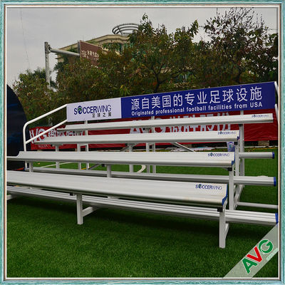 Chaises en plastique de protection UV/en aluminium escamotables de stade de football de blanchisseur