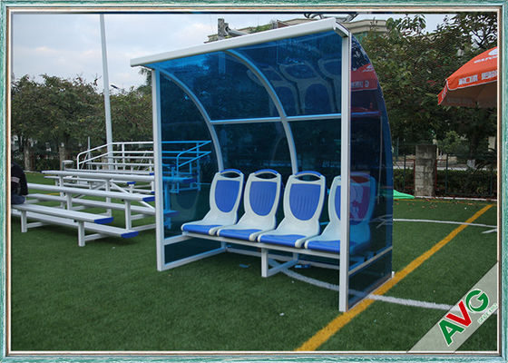 Footballeur mobile Team Bench Seats With Shade d'équipement de terrain de football de stade