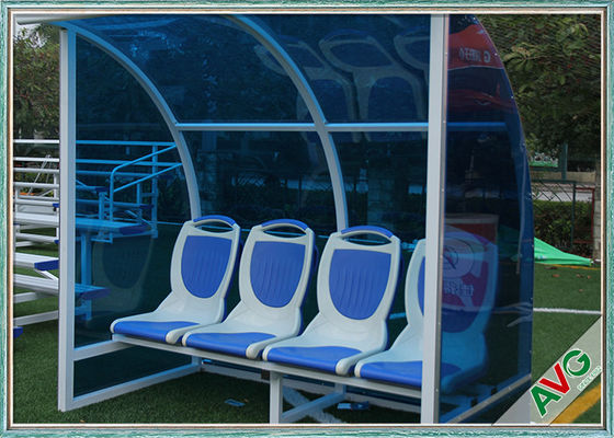 Footballeur mobile Team Bench Seats With Shade d'équipement de terrain de football de stade