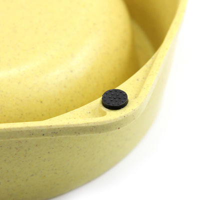 Excellent saladier en bambou matériel d'animal familier de trois tailles