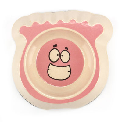 Bel animal familier en bambou mignon Cat Food Bowls de fibre