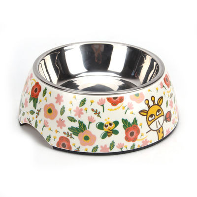 Alimentation adaptée aux besoins du client et acier inoxydable Dog& Cat Bowl de cuvette d'animal familier