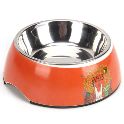 Alimentation adaptée aux besoins du client et acier inoxydable Dog& Cat Bowl de cuvette d'animal familier
