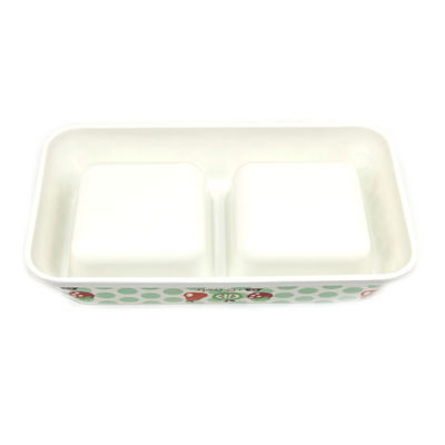 Double Dog& de plastique Cat Food Water Bowl avec la bonne qualité