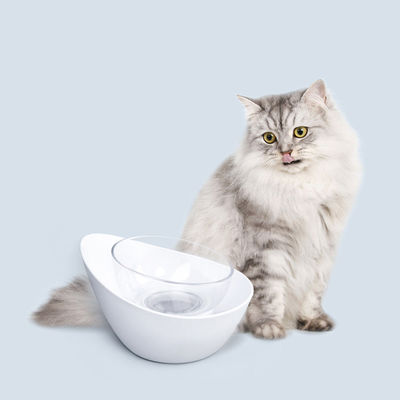 Cat Bowl élevée - plat de porcelaine augmenté - parfaite pour Cat Food sèche-et-humide