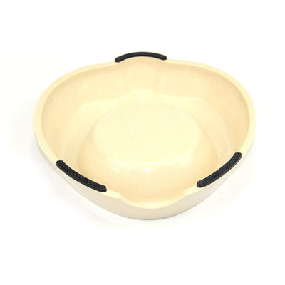 Chien en bambou Cat Water Feeding Pet Bowl de catégorie portative