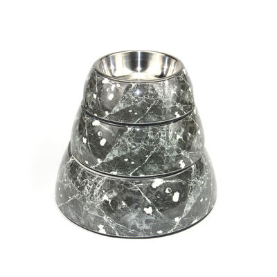 Cuvette de Cat Bowls Pet Feeder Pet de chien d'acier inoxydable